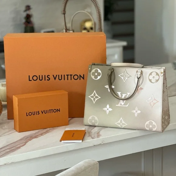 Authentic Louis Vuitton On The Go MM Sunset Kaki. πΈπ - Picture 2 of 13